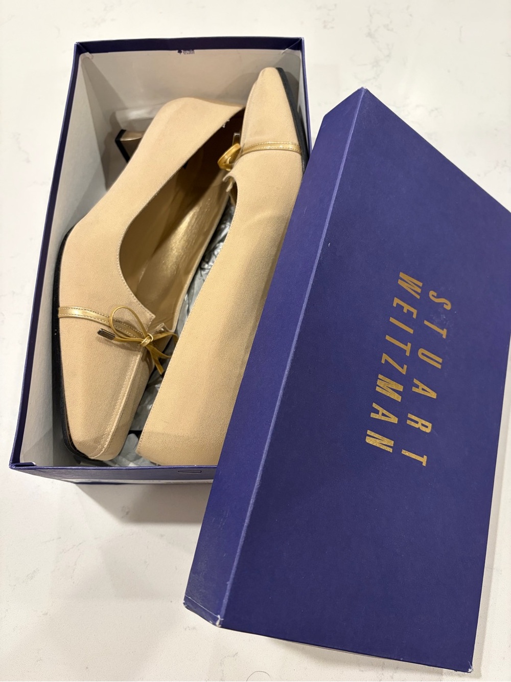 Vintage Stuart Weitzman Low Block Heel